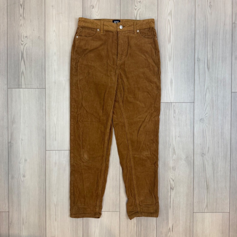 BDG Urban Outfitters Mom High-Rise‎ Corduroy Pants Brown Size 28 Tapered Leg